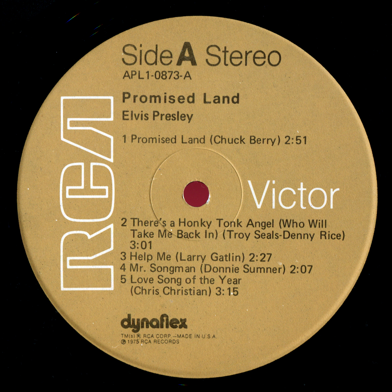 Elvis Presley  Promised Land : LP A